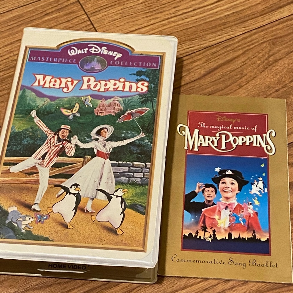 Disney Masterpiece Collection Mary Poppins VHS